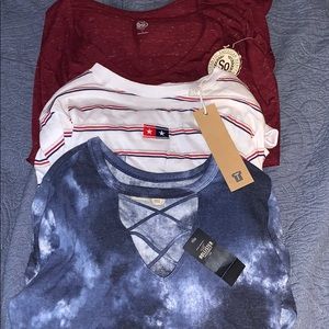 Three Long Sleeve Shirts with Tags